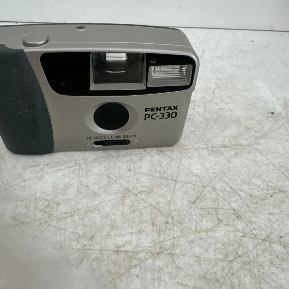 PENTAX PC-330 Point And Shoot Film Camera. Tested/Works.